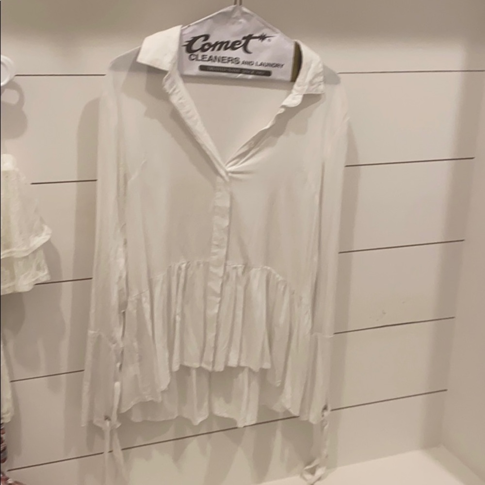 NWOT Velvet Heart White Blouse